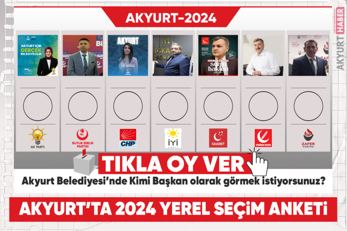 Sizce Akyurt’ta Belediye Başkanı Kim Olmalı? (Yerel Seçim 2024)