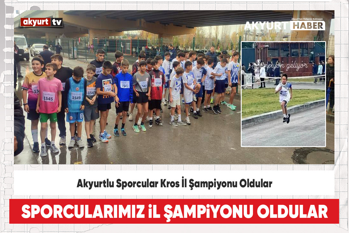 Akyurtlu Sporcular Kros İl Şampiyonu Oldular