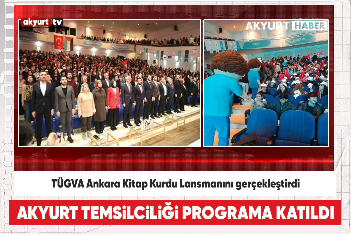 TÜGVA Ankara Kitap Kurdu Lansmanını gerçekleştirdi